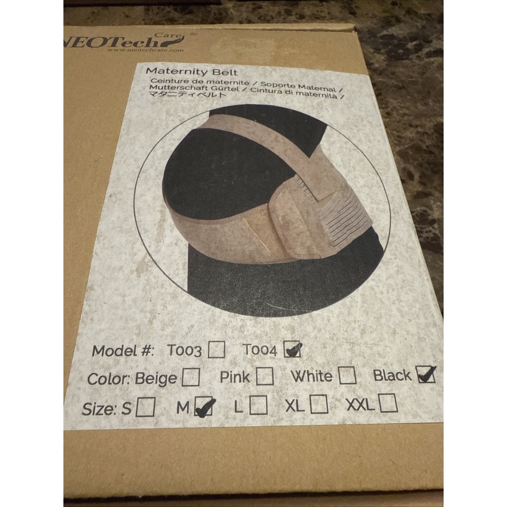 Neotech Care Maternity Pregnancy Support Belt/Brace Back, Abdomen, Belly Band M‎